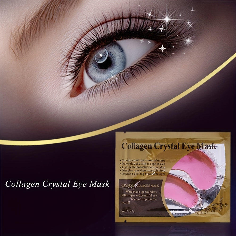 Hydrating Pink Under Eye Mask Hydrogel Moisturizing Under Eye Patches for Women And Men