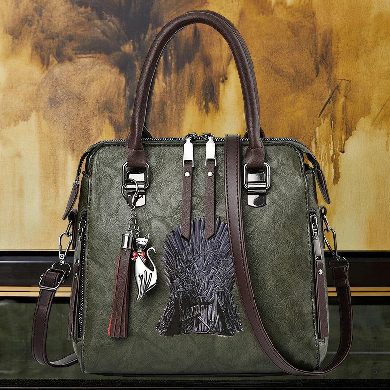 Iron Throne Pattern Women's Shoulder Bag