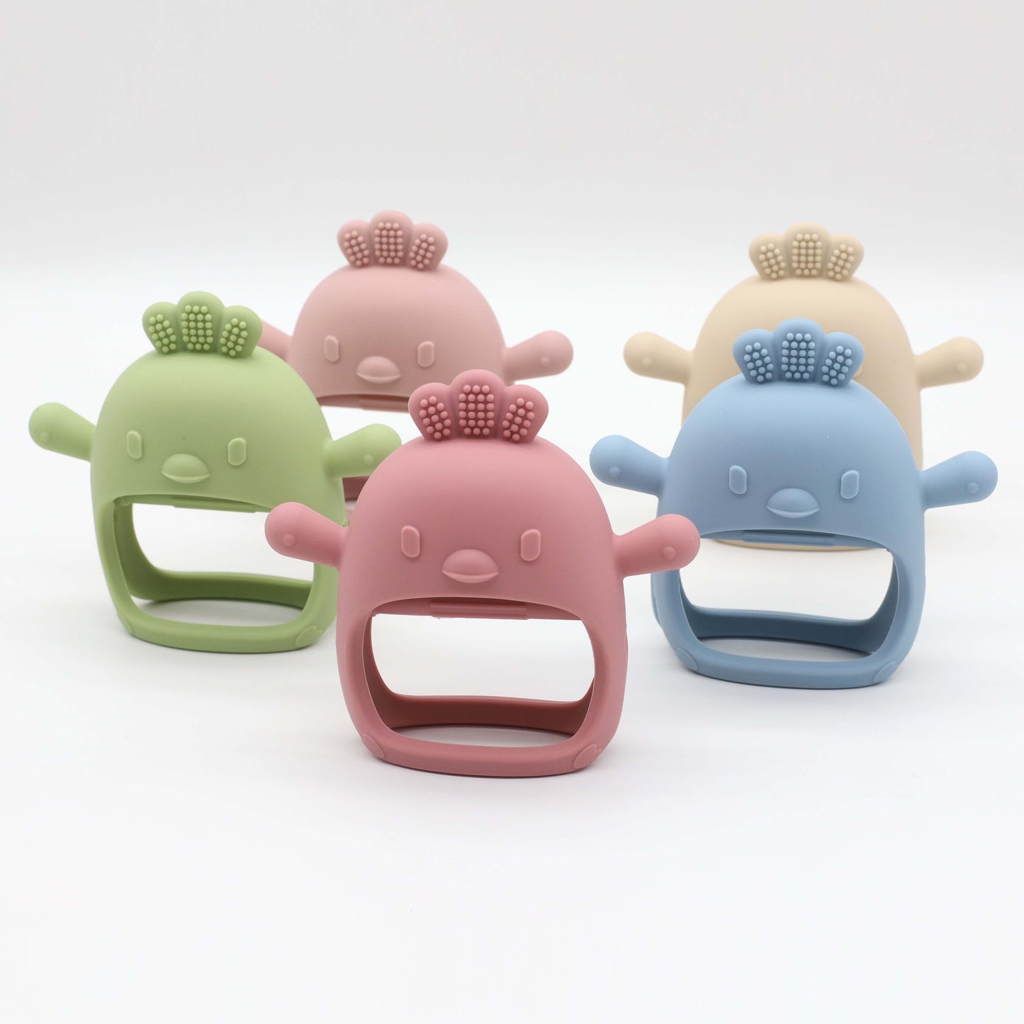 Silicone Teething Toy Suitable for Children Over 3 Months Old, Used as Sucking Chew Toy