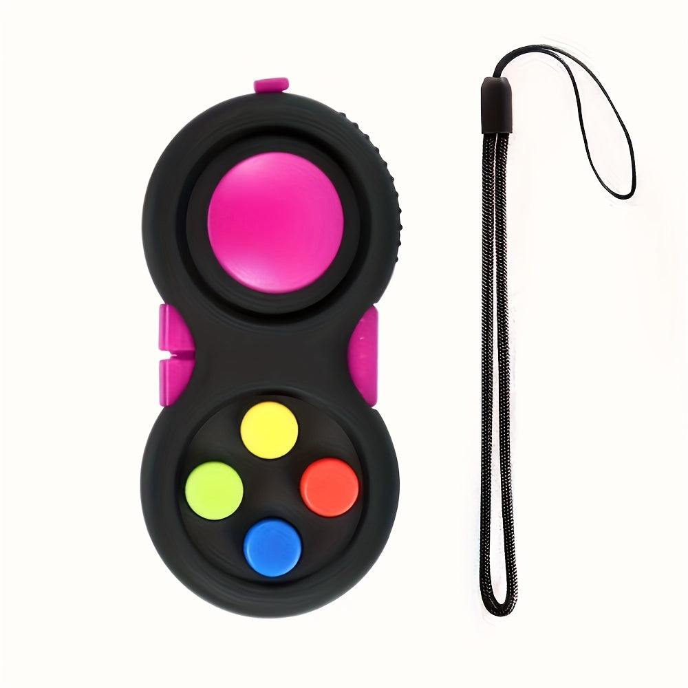 Fidget Pad With 8 Fidget Functions, Fidget Controller Stress Reducer, Fidget Toy Cube Relieves Stress And Anxiety Toys Christmas, Halloween, Thanksgiving Day easter gift