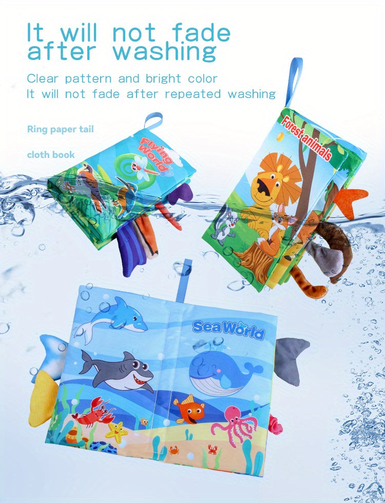 Baby Books -Baby Toys Gifts Touch Feel First Cloth Crinkle Soft Books Infant Tummy Time ToysLearning Sensory Baby Toys Stroller Toys Christmas Halloween Thanksgiving Gifts