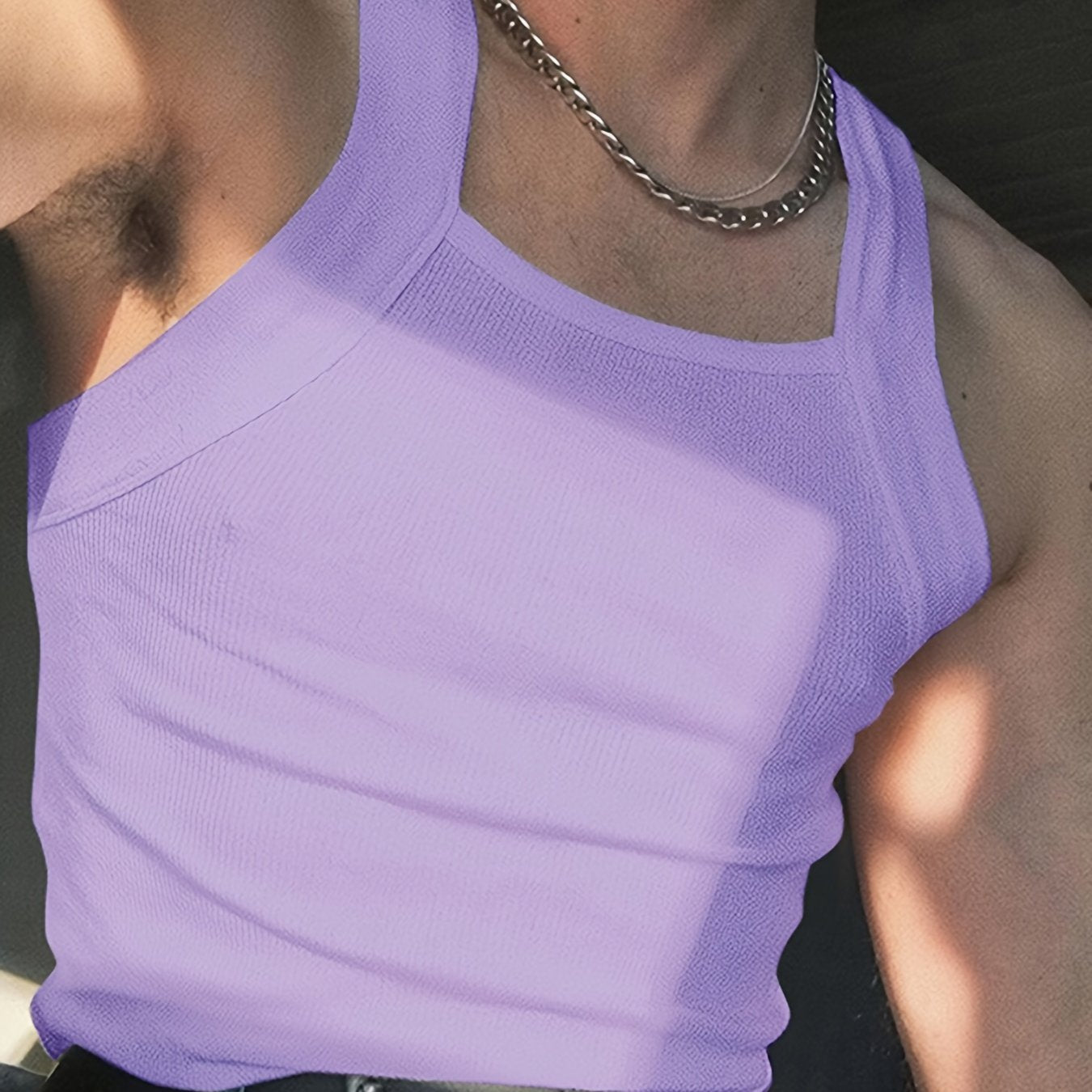 INCERUN Men White Tank Tops O-neck Sleeveless Vacation Casual Vests Streetwear Skinny Party Fashion Men Tops