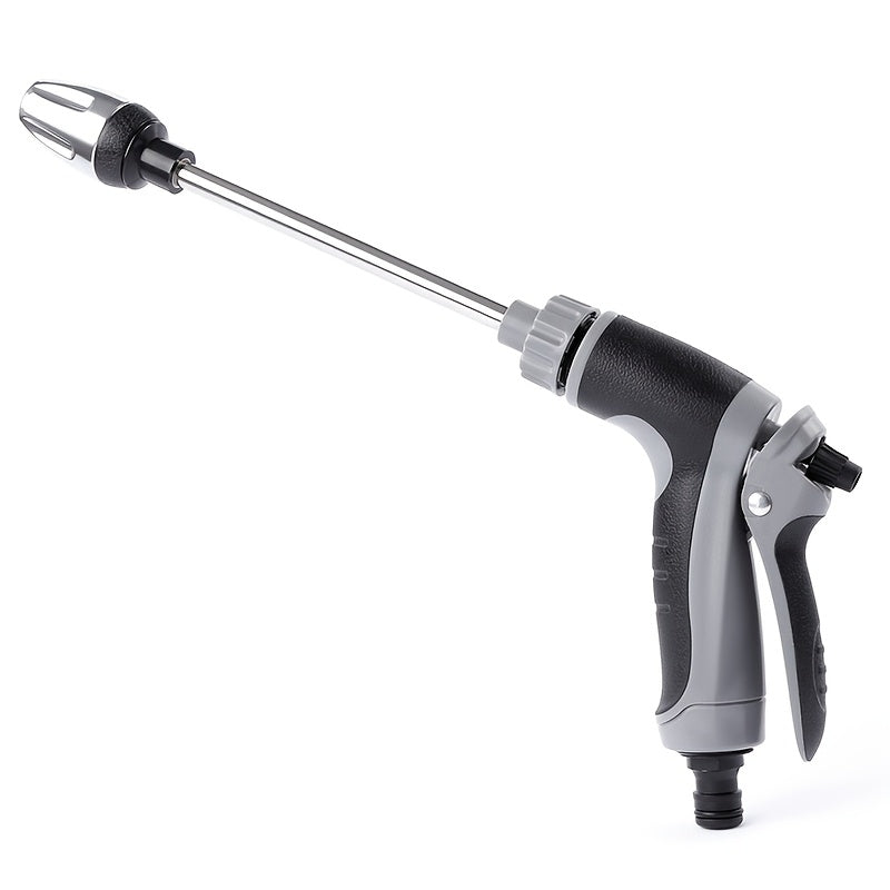 1pc High Pressure Car Washing Water Gun RV Cleaning Tool Plastic Gun Body Long Rod Nozzle Garden Hose Nozzle Garden Flower Shower Multi-Function Watering Tool Powerful Car Brush Artifact Cleaning Tool