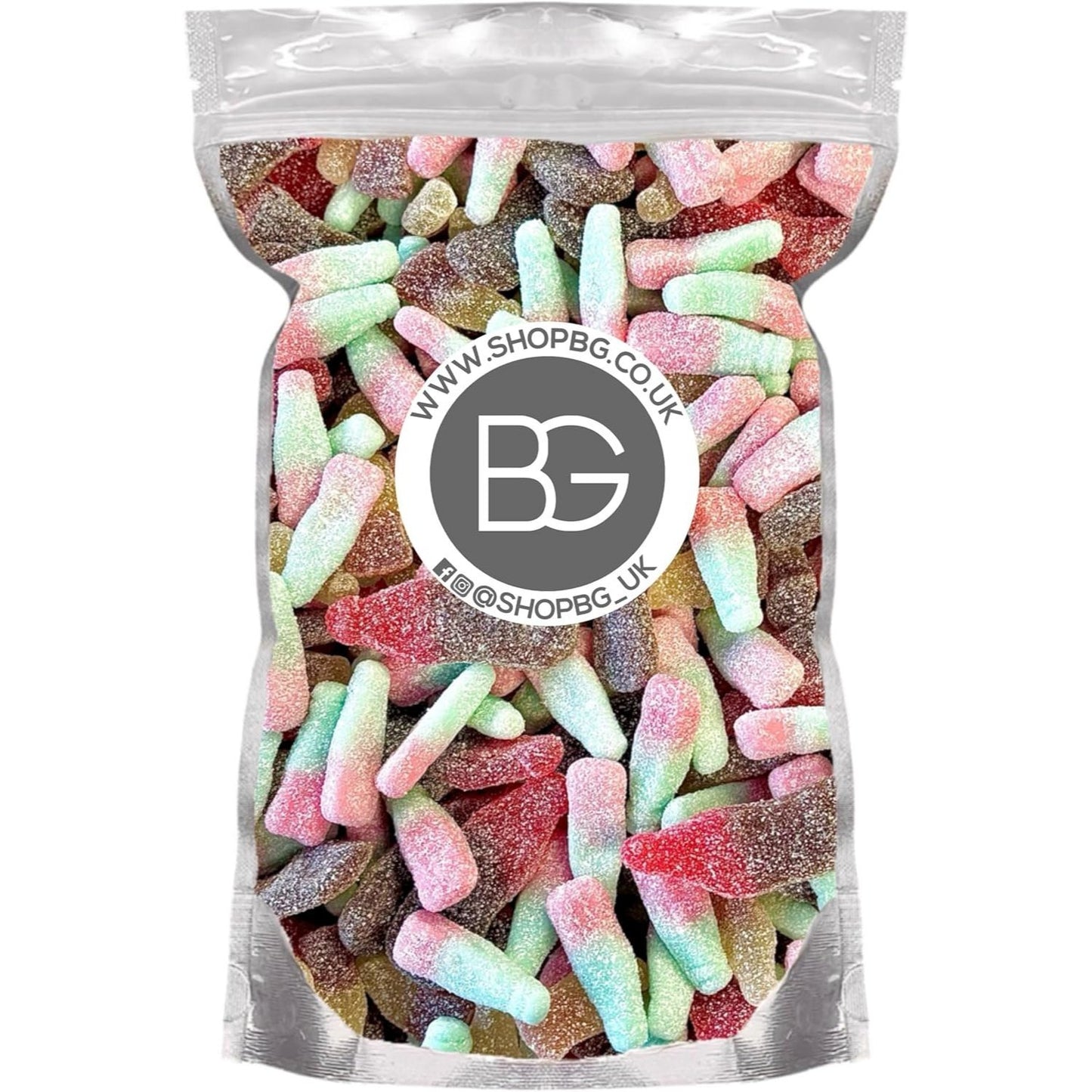 BG 800g Pick & Mix Sweets - Quality Large Retro Candy Sweeties Fresh Assortment, Fizzy, Jelly, Non-Fizzy, Gluten Free, Mixed 800g - Choose Your Pouch
