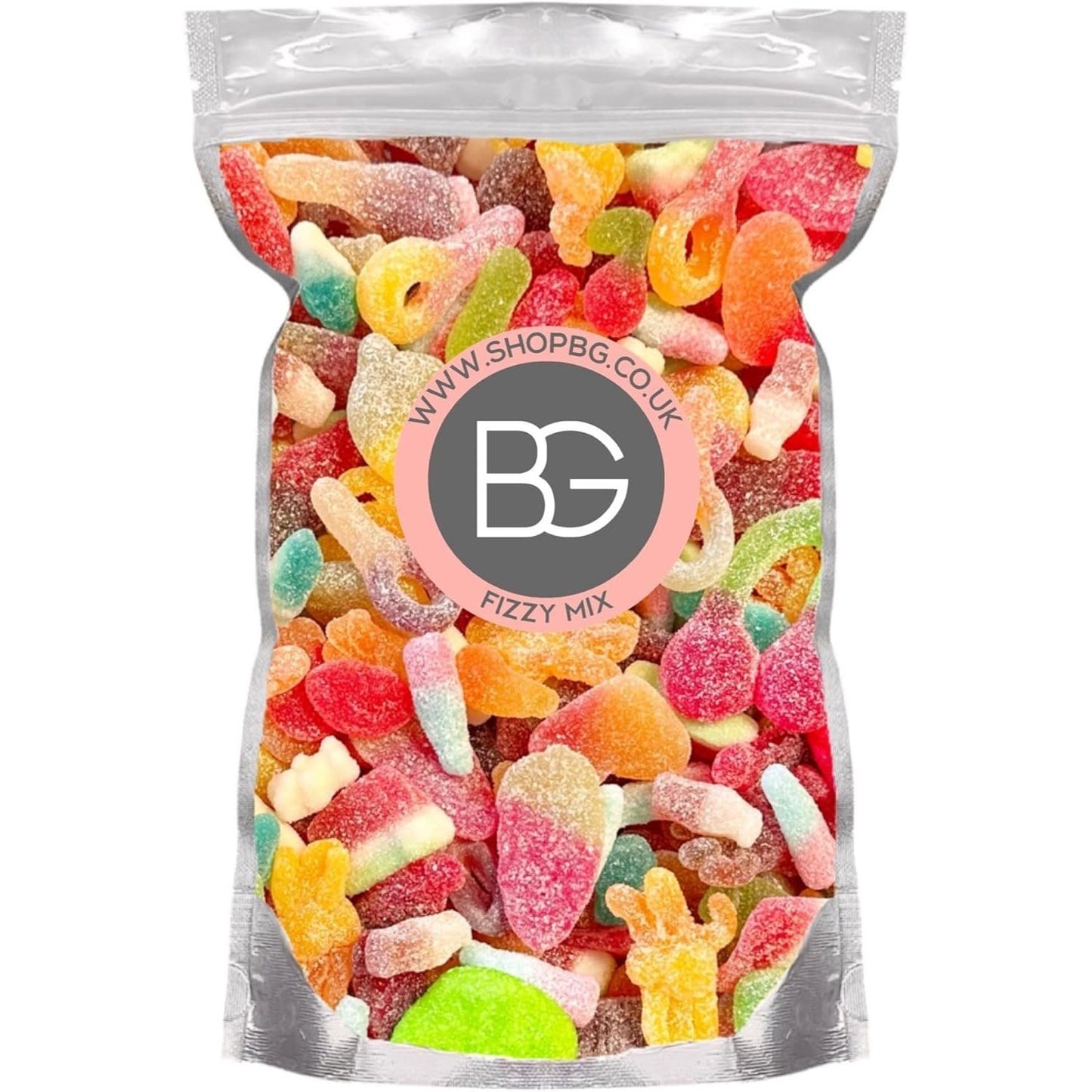BG 800g Pick & Mix Sweets - Quality Large Retro Candy Sweeties Fresh Assortment, Fizzy, Jelly, Non-Fizzy, Gluten Free, Mixed 800g - Choose Your Pouch