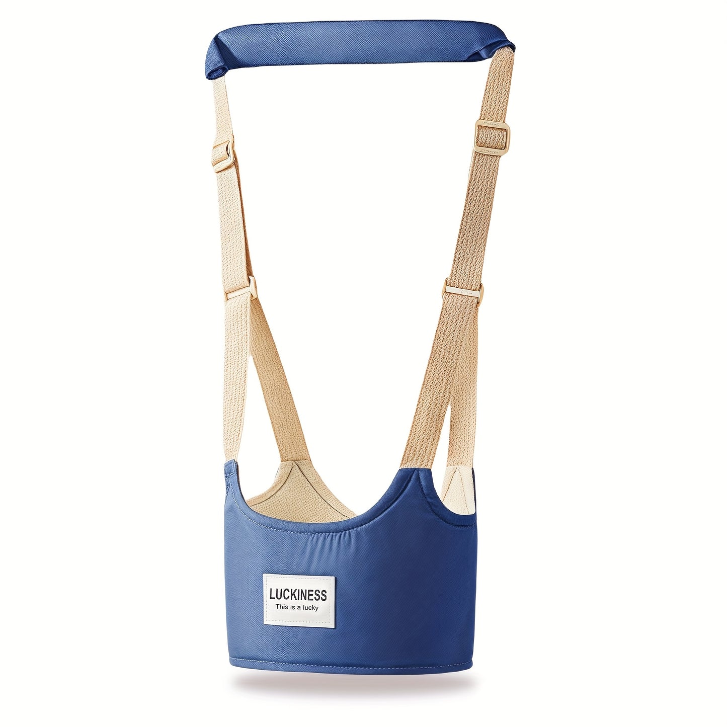 1pc Handheld Early Walking Aid with Anti-Slip Traction Straps - Durable Polyester Harness for Infants, Teething, and Toddlers - Reduces Falls & Improves Coordination - Ideal Baby Learning Tool, Toddler Walking Aid, Secure Fit