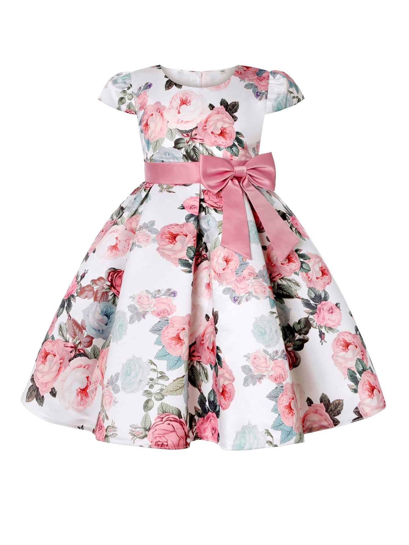 Children Eden 3-10 Years Girls Rose Print Dress