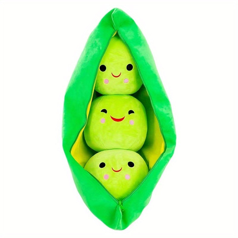 Funny Pea Pod Pillow Doll Plush Toy, Doll Pillow Plush Toy For Children Christmas, Halloween, Thanksgiving Gift