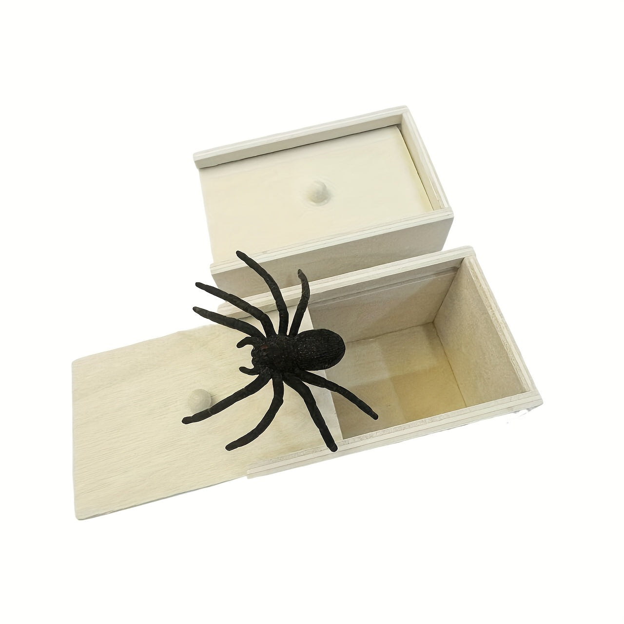 Original Spider Prank Box, Fun Toy Box, Hilarious Christmas Halloween Surprise Gift and Practical Joke Kit - Amaze Your Family and Friends with This Creative Handmade Funny Fake Spider Box!
