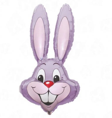 Rabbit Head Pastel Lilac L Balloon
