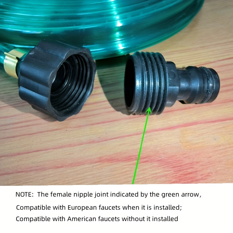 Versatile Sprinkler & Soaker Garden Hose – 70% Water Savings, Lightweight & Flexible, Ideal for Lawns, Flower Beds & Narrow Spaces, Green, Durable PVC Material, Plant Conservation|Dualfunction Hose|Lightweight Sprinkler, Sp