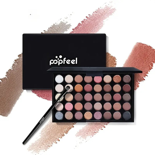 Popfeel Eyeshadow Palette With Brush (A)