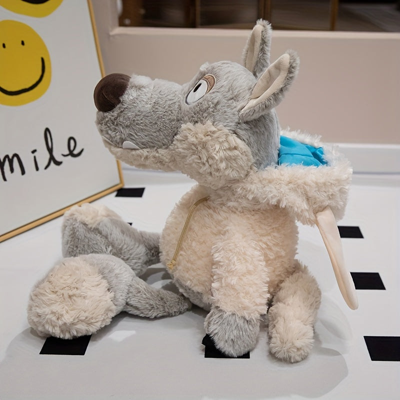 Wolf in Sheep's Clothing Plush Figures, Soft Polyester Stuffed Animal Toys, Cartoon-Inspired Plushies for Home Decor, Ideal Gifts for 0-3 Years Old - Anime Game Character Dolls