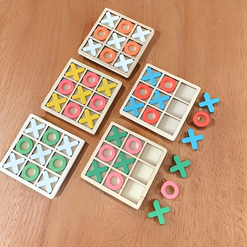 XO children's board game, parent-child interaction, logical thinking, fun game, three character chess, children's puzzle toys