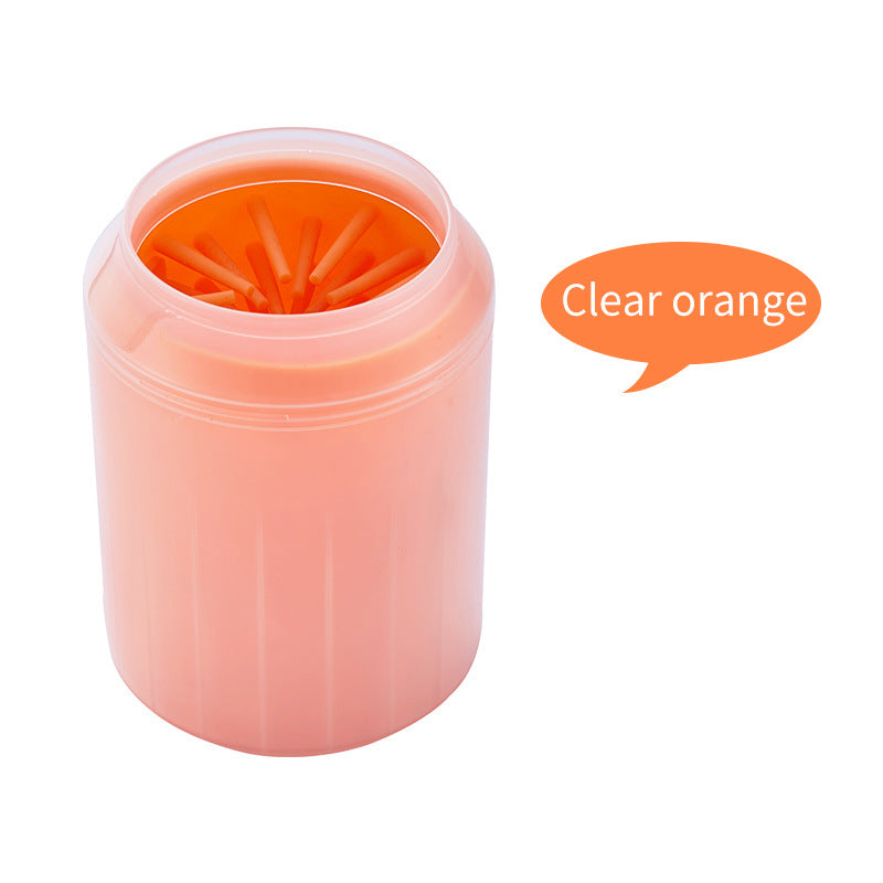Pet Cats Dogs Paw Cleaner Soft Silicone Foot Cleaning Cup Portable Brush