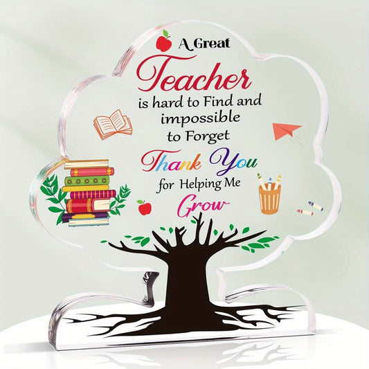 A Piece of Crystal Tree to Thank the Teacher