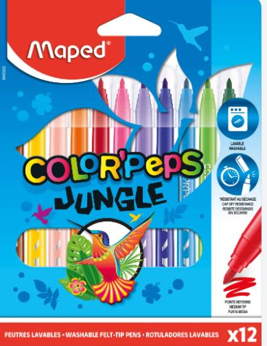 Felt Tips Color'peps Jungle 2.0
