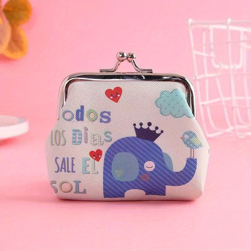 Girls Cute Cartoon Unicorn Print Creative Coin Purse Mini Wallet Holiday Gift