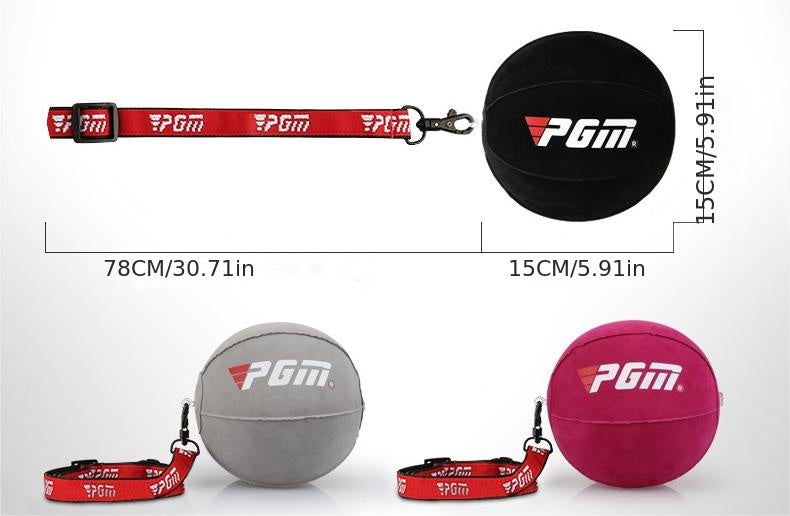 1pc PGM Inflatable Ball For Golf Trainer, Portable Swing Arm Corrector, Posture Auxiliary Correction, Training Aids, Golf Accessories