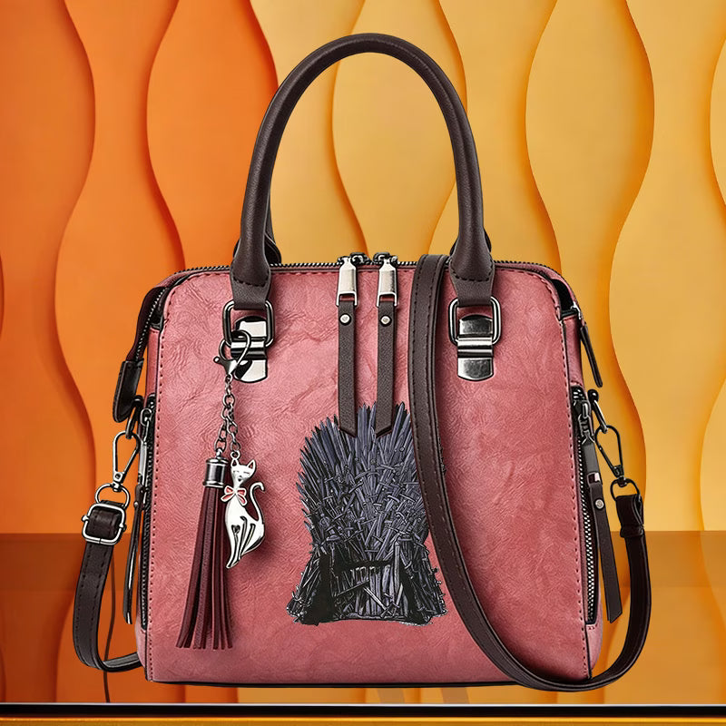 Iron Throne Pattern Women's Shoulder Bag