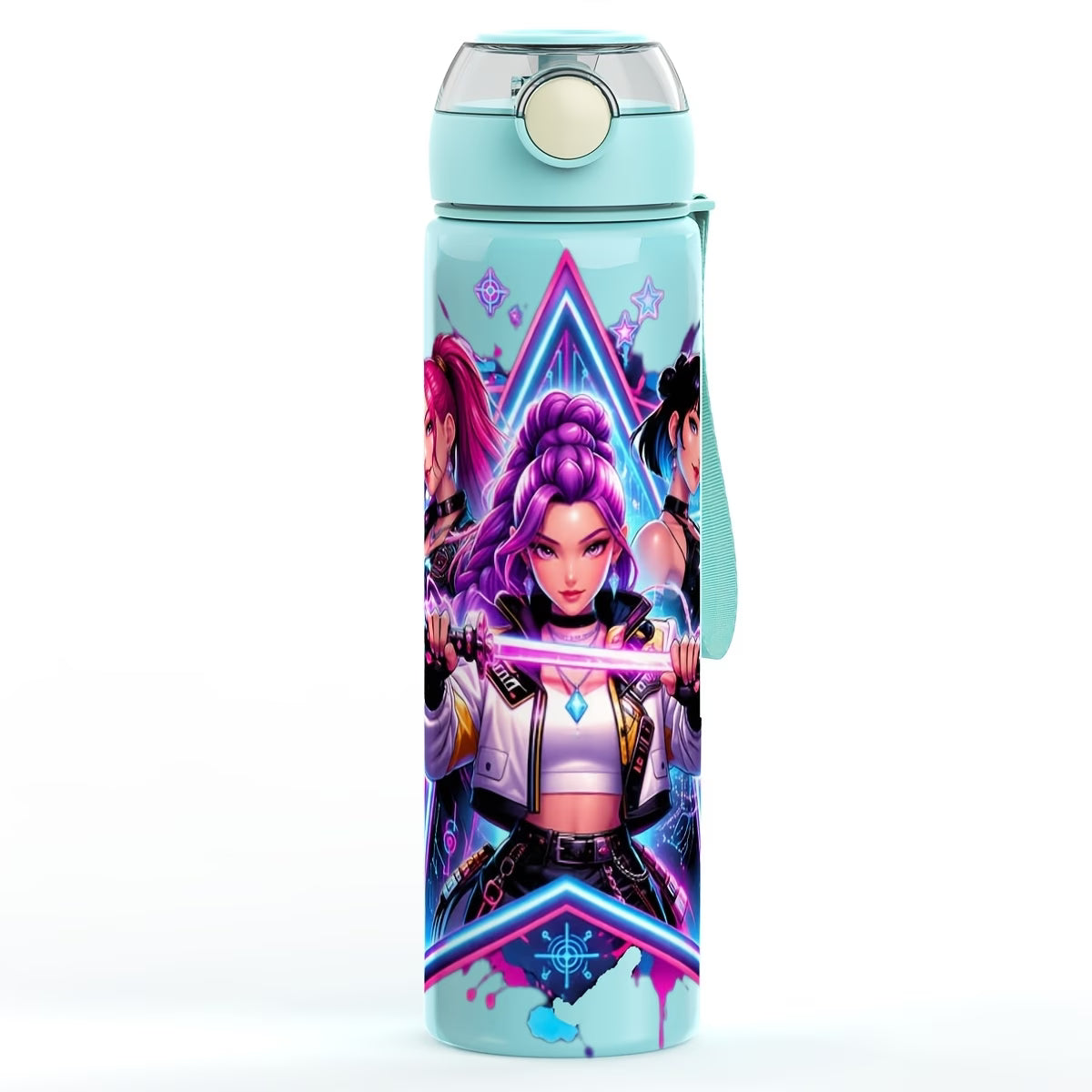 Kpop 750Ml Plastic Travel Water Bottle