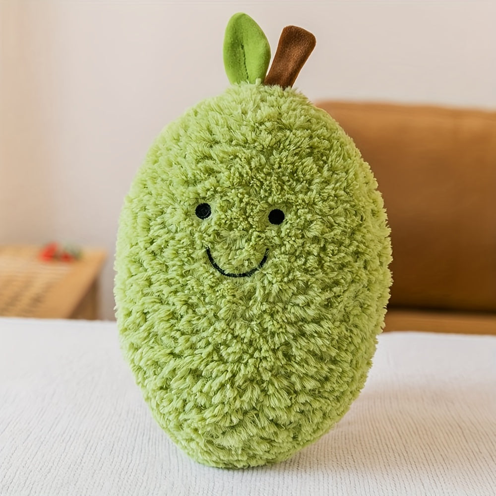 1pc Adorable Fruit Plush Toy - Soft, Realistic, and Cuddly Watermelon, Pineapple, Banana, Strawberry Shapes - Educational Gift, Comfortable Pillow, and Festive Home Decor for Halloween, Thanksgiving, and Christmas