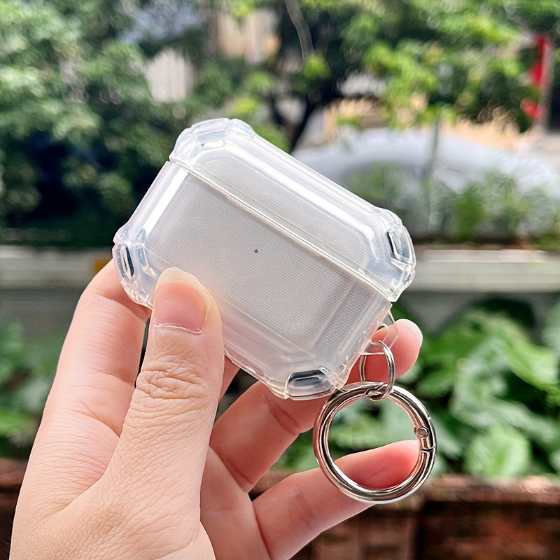 Shockproof Protective Case For Airpods Pro3: Get Maximum Audio Clarity With Creative Clear TPU Earbuds