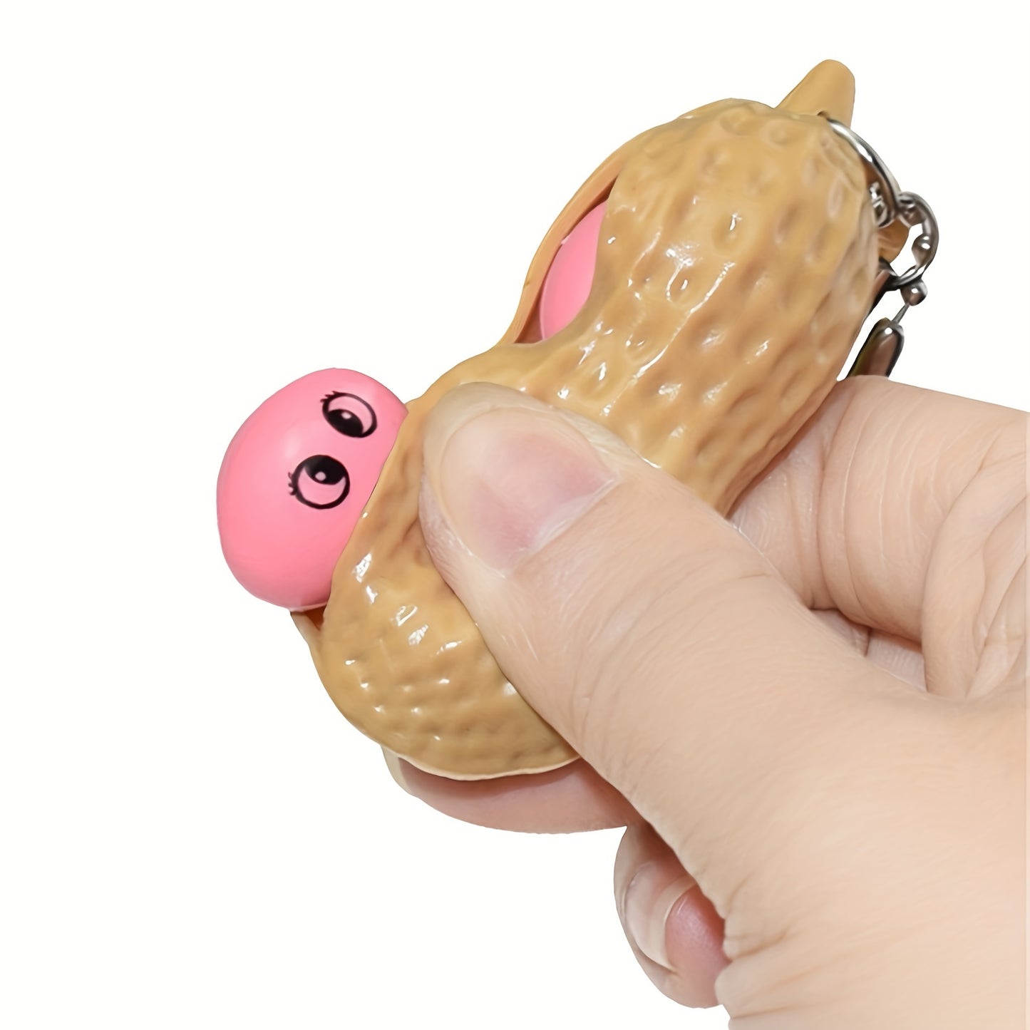 1pc Fidget Toy Anti Stress Peas Squeeze Decompression Toys Kawaii Funny Beans Keychain For Child Adult Halloween Christmas Gift
