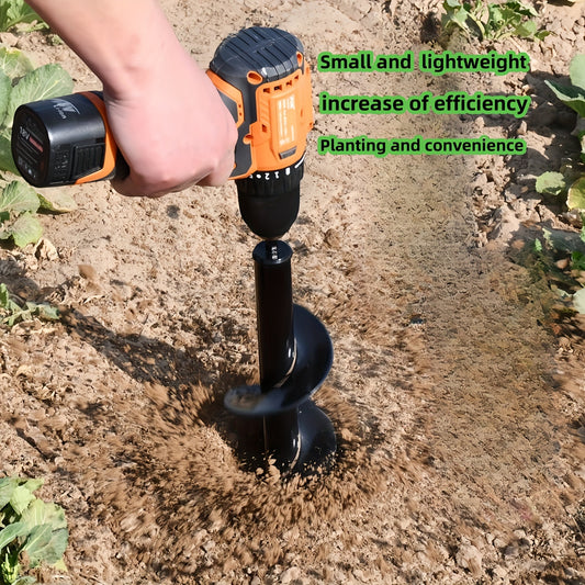 A Garden Drill Bit for Planting, Suitable for Flower Beds And Vegetable Gardens, Designed for Loosening Soil And Digging Holes.
