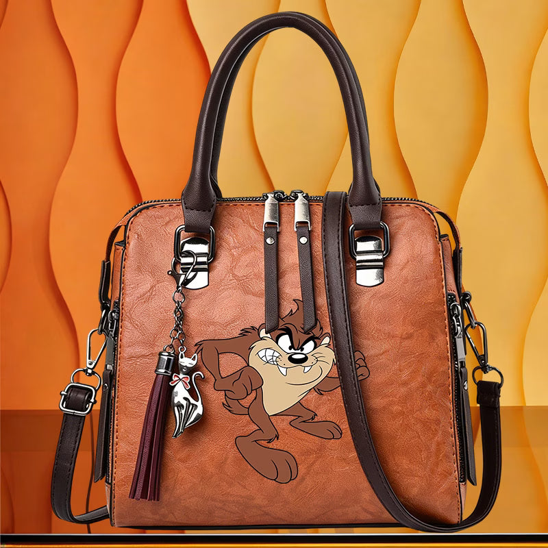 Tasmanian Devil Graphic Women's Shoulder Bag