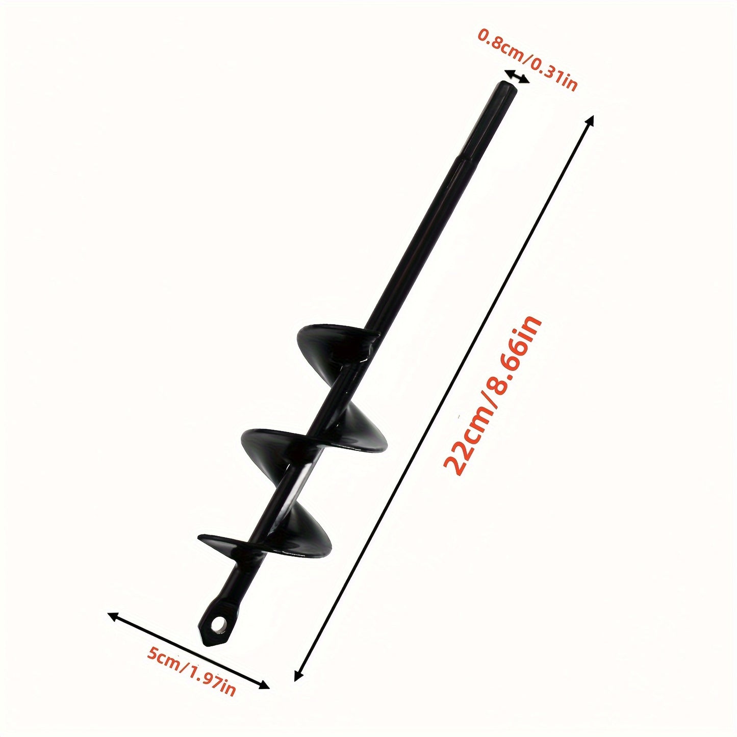 A Garden Drill Bit for Planting, Suitable for Flower Beds And Vegetable Gardens, Designed for Loosening Soil And Digging Holes.