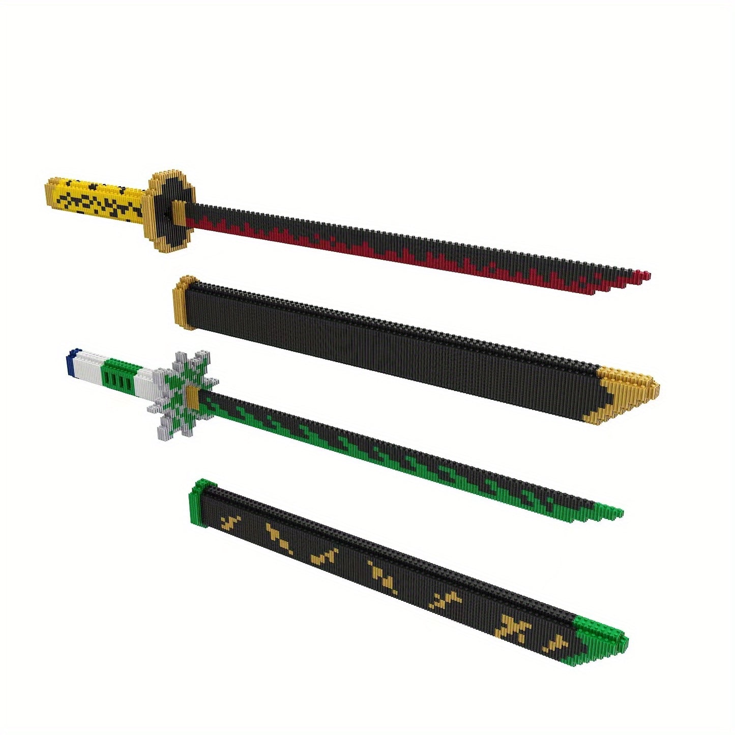 Magic Sword Interlocking Building Blocks Toy Set Anime Collectible Display Piece Halloween/Thanksgiving Day/Christmas gift
