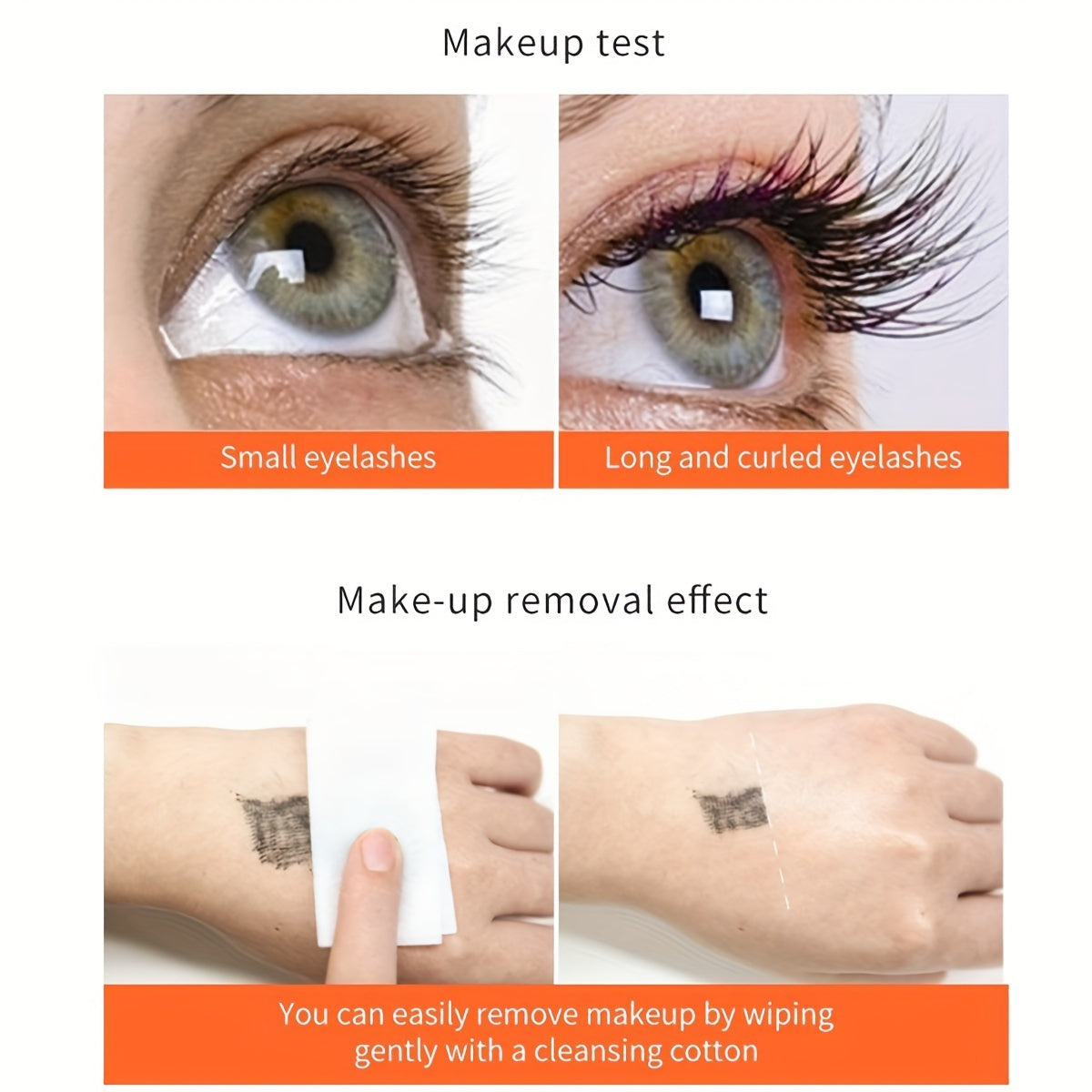 Luxe Curl & Lift Mascara: Waterproof, Smudge-Proof for Thick, Elongated Lashes – Rhinestone Edition, Black