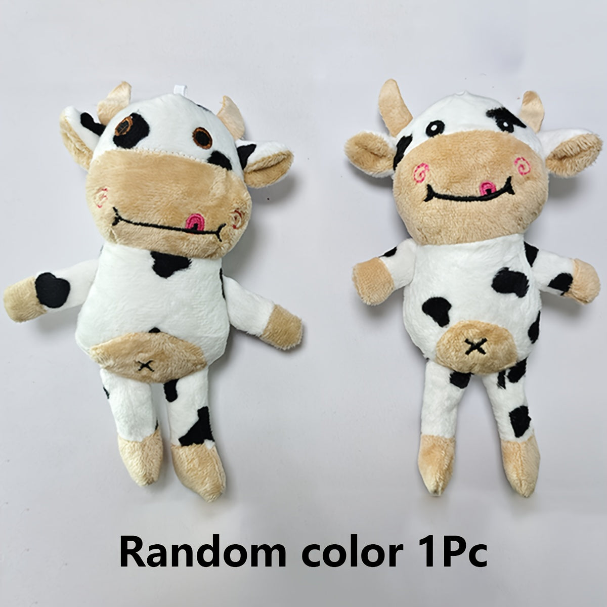 Adorable 1pc Cow Plush Toy - Perfect Chew Toy for Dogs and Cats!