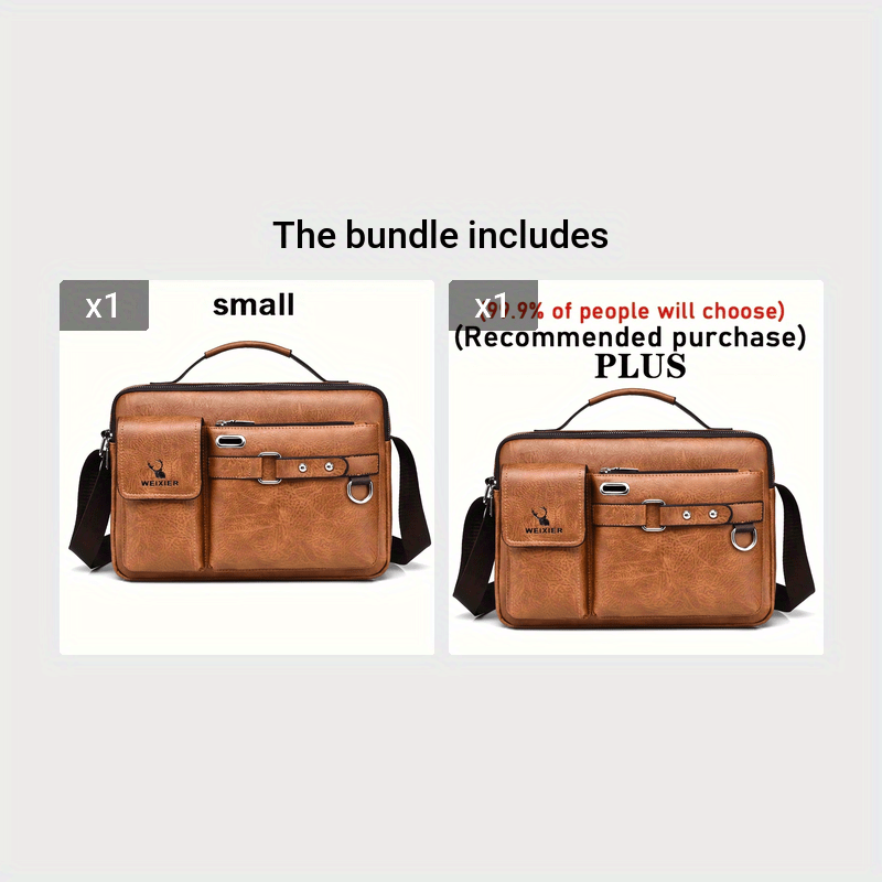 Men's Single-Shoulder Bag, Crossbody Bag, Business Messenger Bag, Shoulder Bag, Handbag, Casual Bag for Men