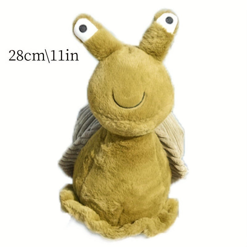 Creative Cartoon Cute Snail Plush Toy, 27.94cm Soft Snail Plush Doll