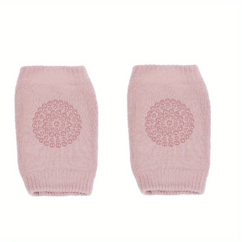 2pcs 5 colors Soft Elastic Knee and Elbow Brace Pads for Babies and Toddlers - Anti-Slip Crawling Safety Protector and Leg Cushion, Christmas, Halloween, Thanksgiving Day Gift