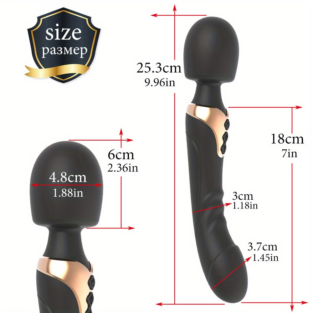 Dildo - Dildo - Freegege 10-Mode AV Vibrator Dildo for Women - Rechargeable Silicone G-Spot Stimulator with 3 Speeds, 3 Modes & 3 Attachments, Ergonomic Design for Clitoral & Vaginal Pleasure, Discreet Adult Toy for Couples,