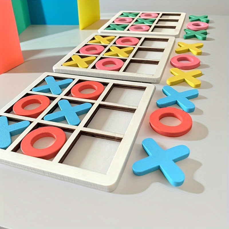 XO children's board game, parent-child interaction, logical thinking, fun game, three character chess, children's puzzle toys