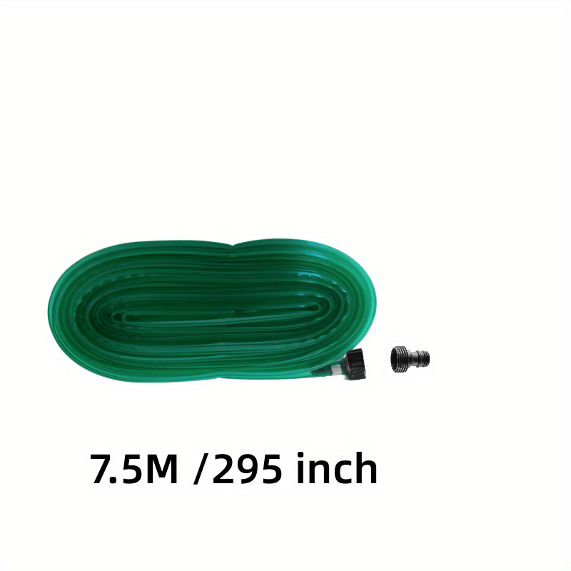 Versatile Sprinkler & Soaker Garden Hose – 70% Water Savings, Lightweight & Flexible, Ideal for Lawns, Flower Beds & Narrow Spaces, Green, Durable PVC Material, Plant Conservation|Dualfunction Hose|Lightweight Sprinkler, Sp