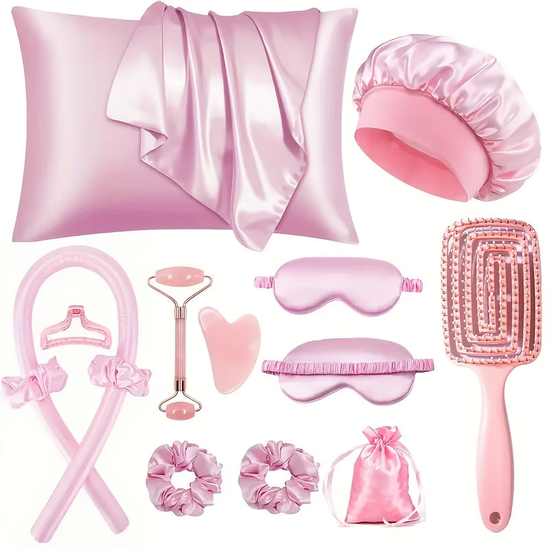 13pcs Women'S Sleep Hairstyle Design Tool Set