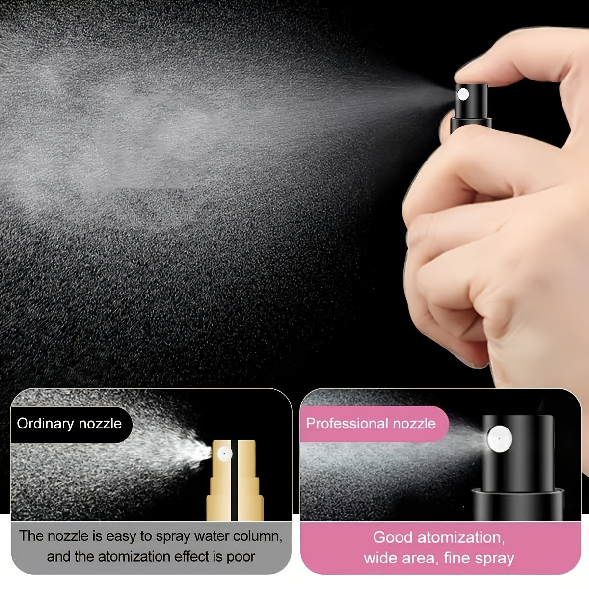 1/5pcs Perfume Bottle 5ml Travel Portable Bottle Cosmetic Spray Bottle Empty Bottle Self-pumping Press Spray