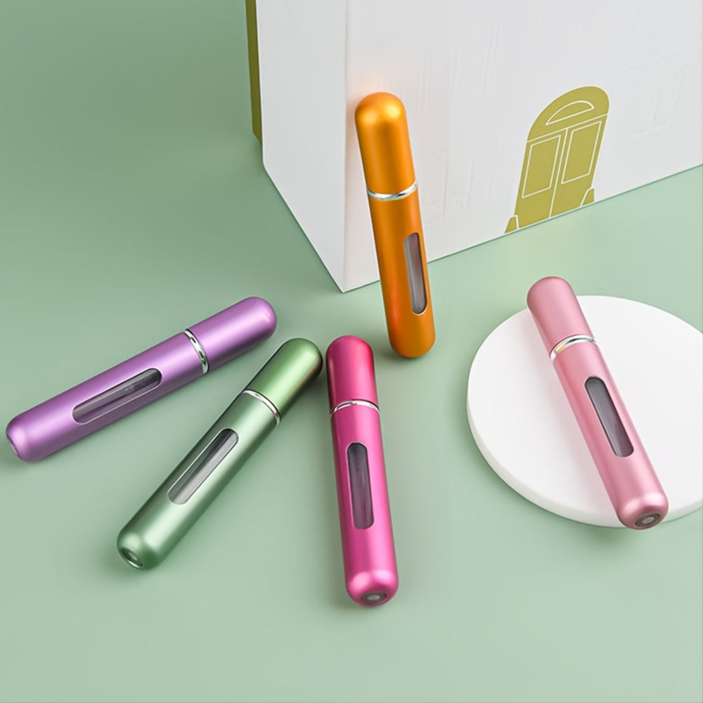 1/5pcs Perfume Bottle 5ml Travel Portable Bottle Cosmetic Spray Bottle Empty Bottle Self-pumping Press Spray