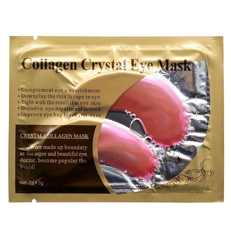 Hydrating Pink Under Eye Mask Hydrogel Moisturizing Under Eye Patches for Women And Men