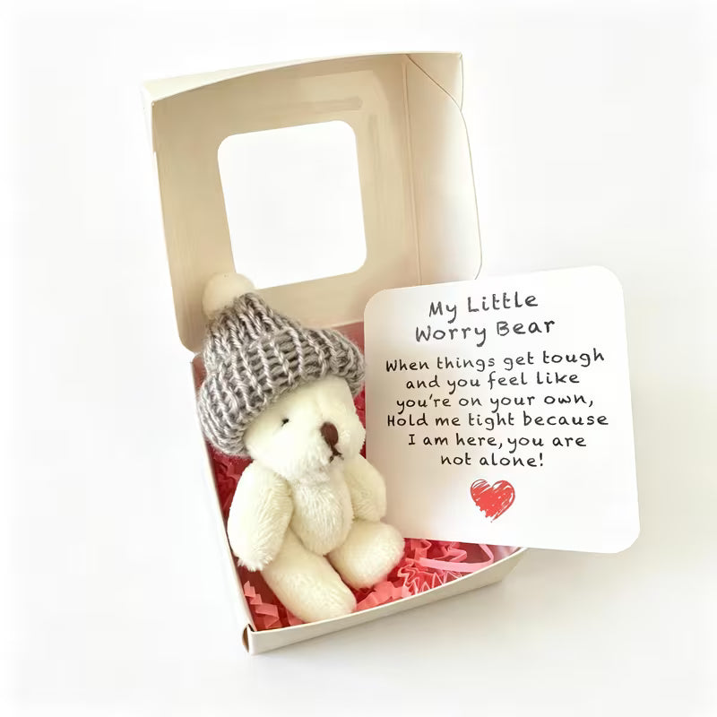 Mini Worry Bear Pocket Hug Gift Set