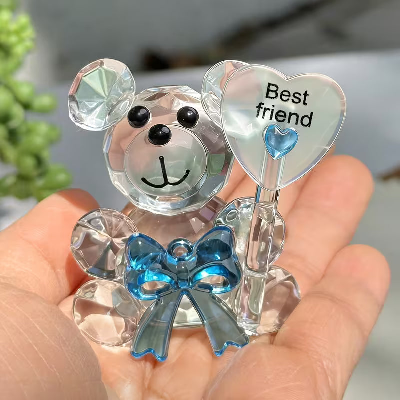 Crystal Bear Sculpture