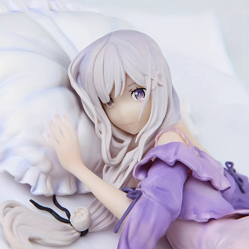 Anime Sleeping Girl Figurine - Collectible Pvc Animation Movie Character Toy, Perfect For Desk & Car Decor, Ideal Gift For Anime Fans, Ages 18+
