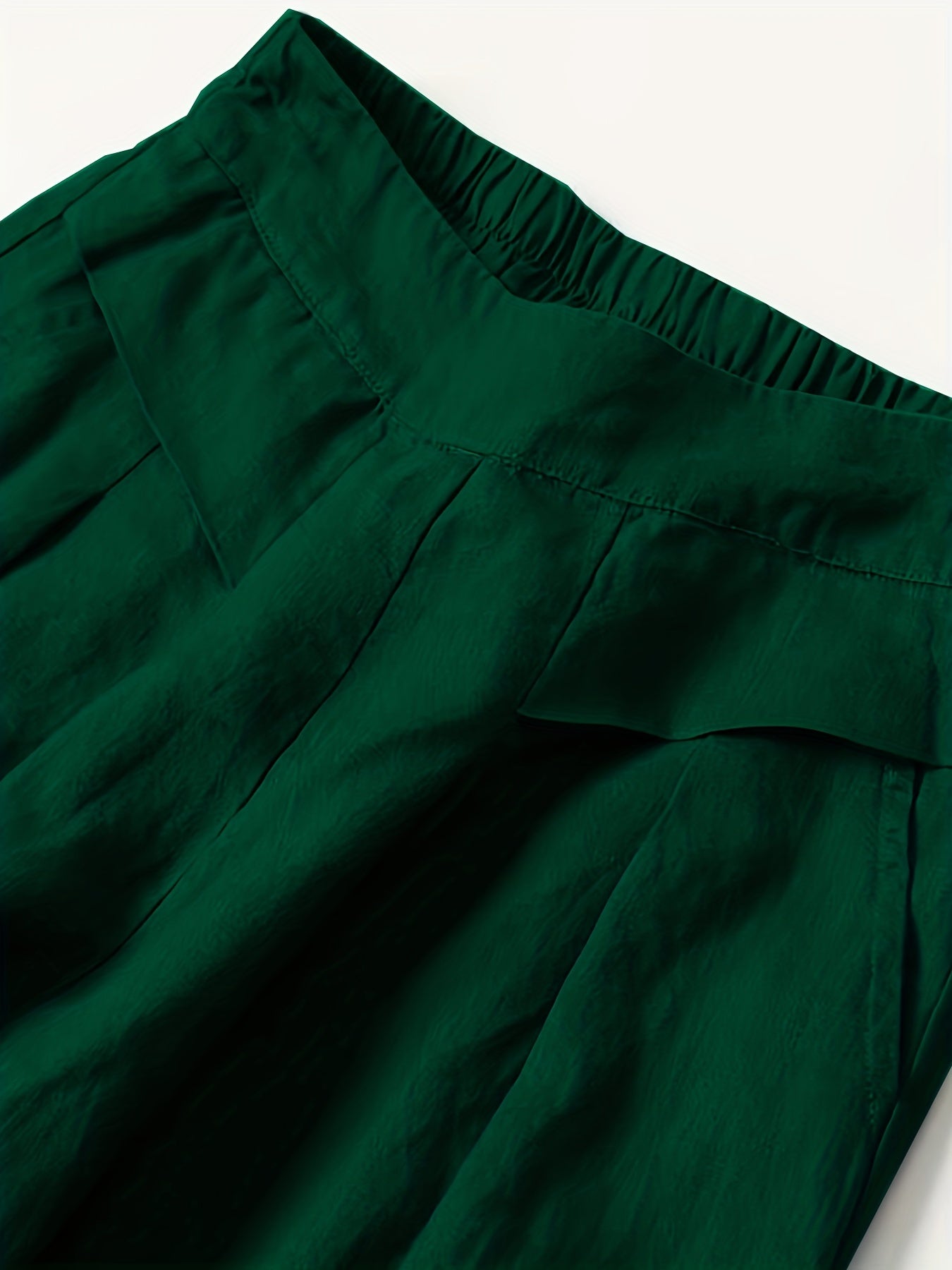 Linen Wide-Leg Ankle Pants, Breathable Thin Loose Linen Skirt Pants, Ethnic Style Vintage Trousers