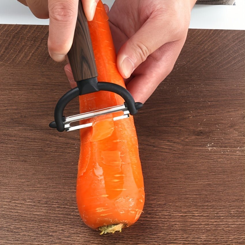 1pc Stainless Steel Peeler, Household Potato Peeler, Fruit And Vegetables Peeling Knife, Kitchen Gadgets Kitchen Accessories