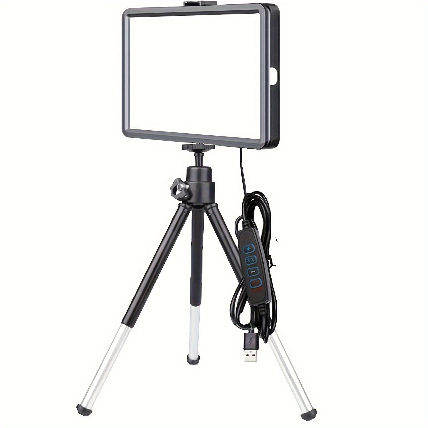 6-Inch Square Filling Lamp with Adjustable Two-Section Bracket - Perfect Gift for Birthday, Easter, Boyfriends, and Girlfriends - Black Color, Unique Design, and Easy to Assemble